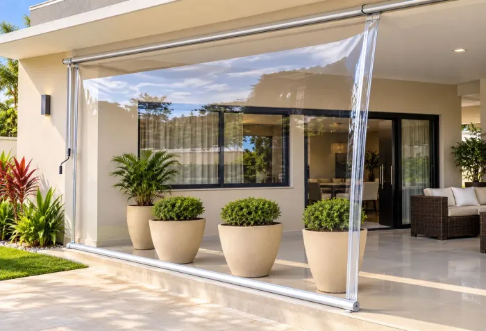 Toldo Cortina Cristal.