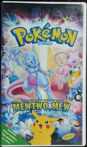 KIT POKÉMON - 2 VHS + CD ORIGINAL - FUNCIONANDO