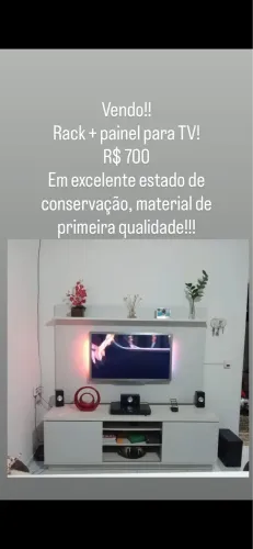 Vendo Rack com painel para TV