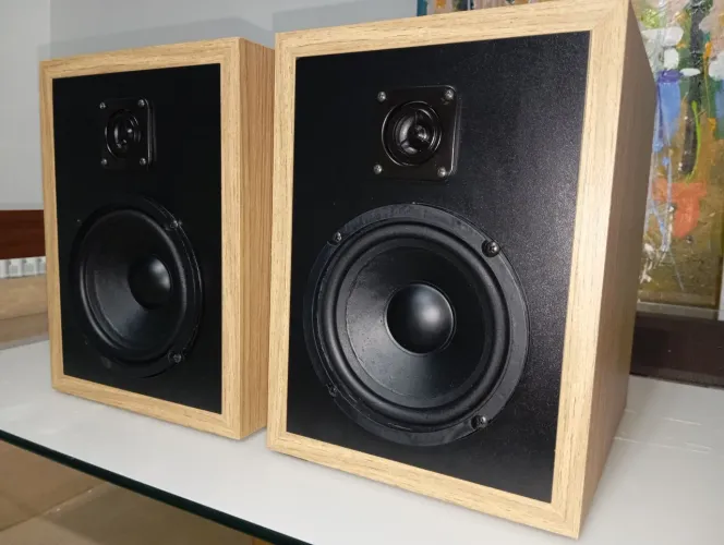 Par de caixas de som MDF 100w rms