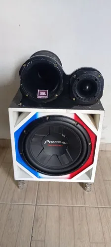 Caixa de Som Trio 12" SuB 1.400w