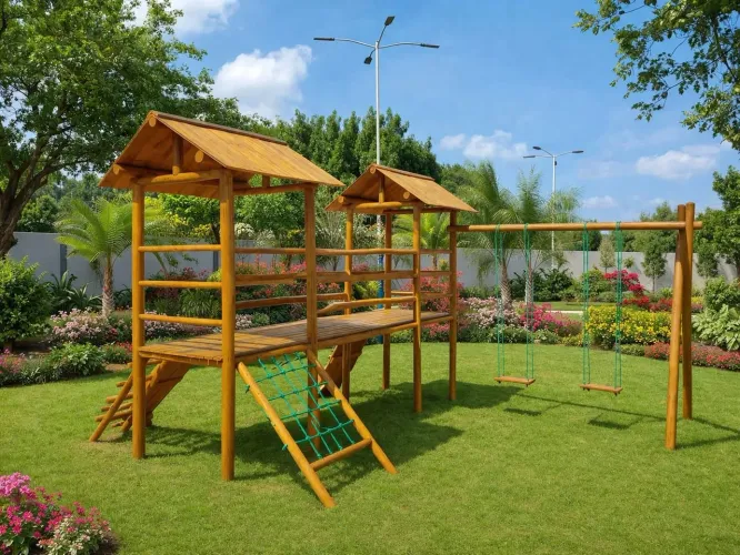 Parquinho / Playground em Eucalipto tratado