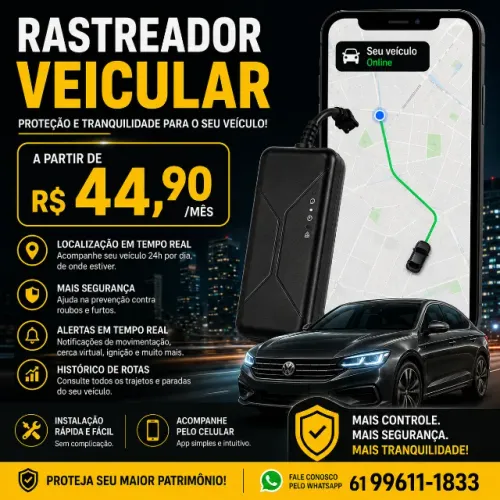 Rastreador Veicular GPS 4G