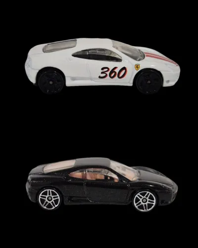02 Hot Wheels Ferrari 360 Modena 2009 5 Pack