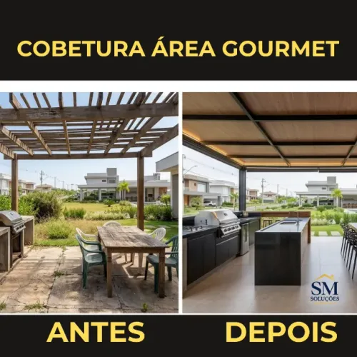 Cobertura para Área Gourmet