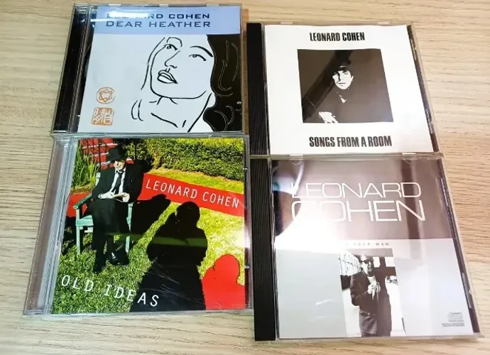 Kit 4 CDs Leonard Cohen - Discografia Essencial (Fotos Reais)