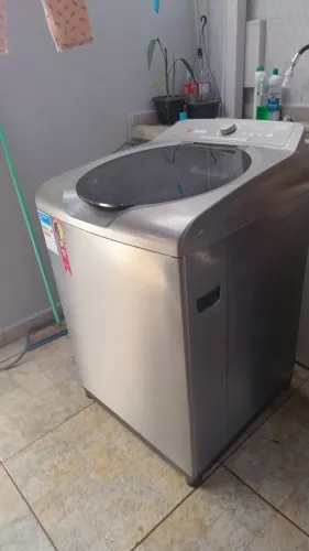 Máquina de lavar roupa 220 inox