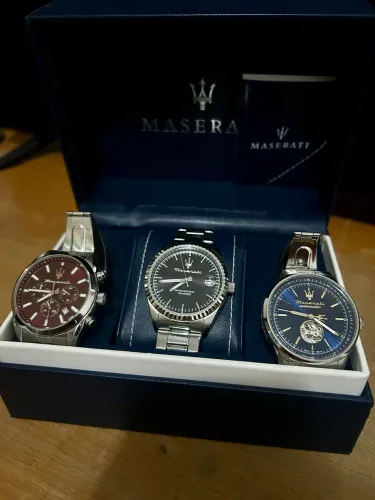 Kit com 3 Relógios Maserati Originais - Ótima Oportunidade