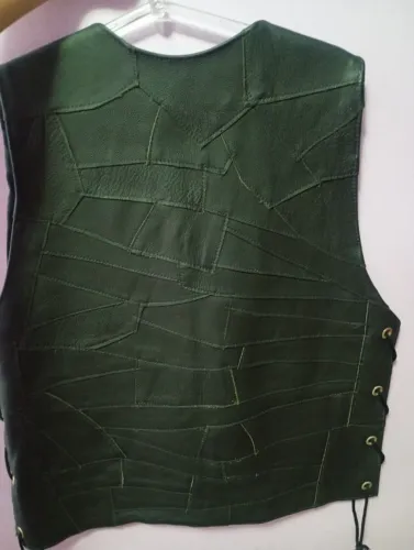 Vendo colete de couro
