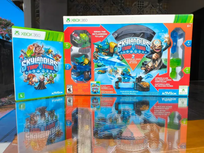 Skylanders Trap Team Xbox 360 completo !!