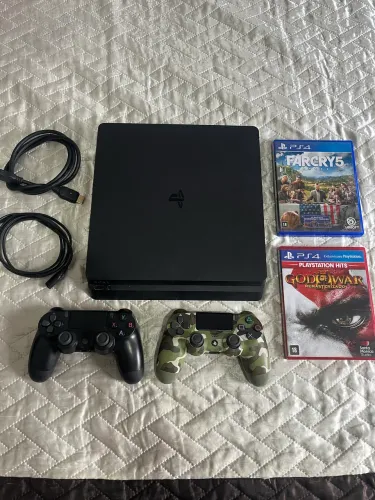 Ps4 slim 1tb 2 controles entrego 