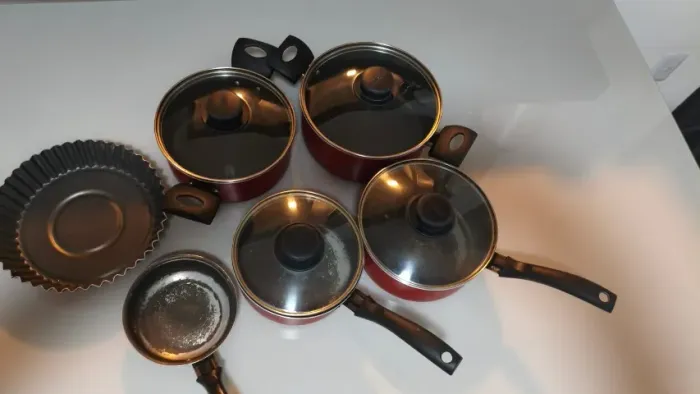 Kit de panelas tramontina usada