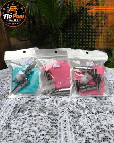 Kit 24 Peças de Confeitaria com Bicos de Inox e Manga de Silicone