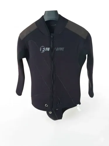Roupa de Mergulho 9mm Fundive Duo 9mm +zíper frontal+ Tam M