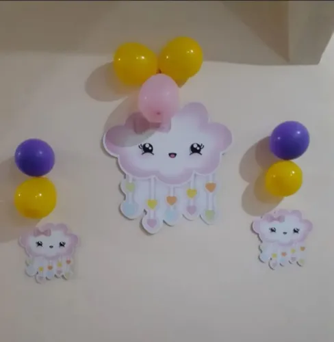 Painel de aniversário chuva de amor