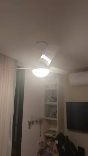 Ventilador de teto Arno Alivio VX30, branco, 220 Volts, com Dimmer