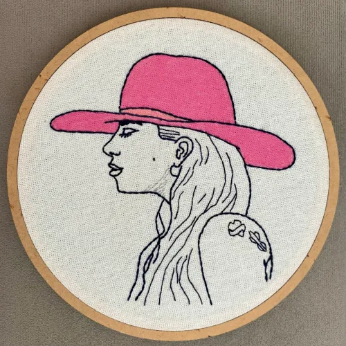 Bordado Lady Gaga - Capa do Álbum Joanne