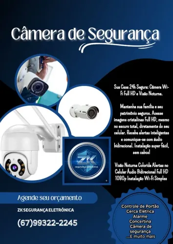 Câmeras de Segurança (CFTV): Monitore e Proteja 24h!