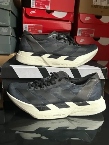 Adidas Adizero Adios Pro 4 Core Black Grey Five - 42, original ID 1322