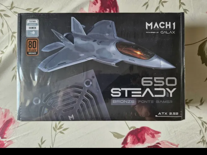 Fonte ATX 650W MACH1 lacrada