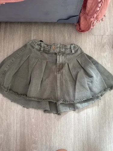 Saia pisada verde infantil, Renner, tamanho 9-10