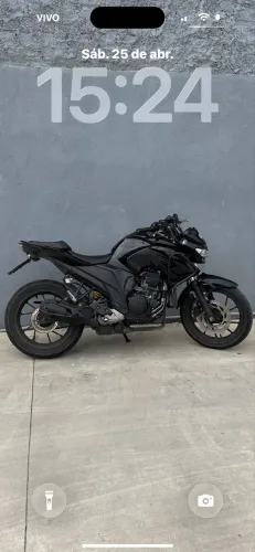 Fazer 250 fz250 preta