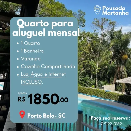 Alugo quarto mensal/anual