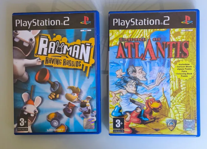 Rayman & Empire of Atlantis PS2 original europeu