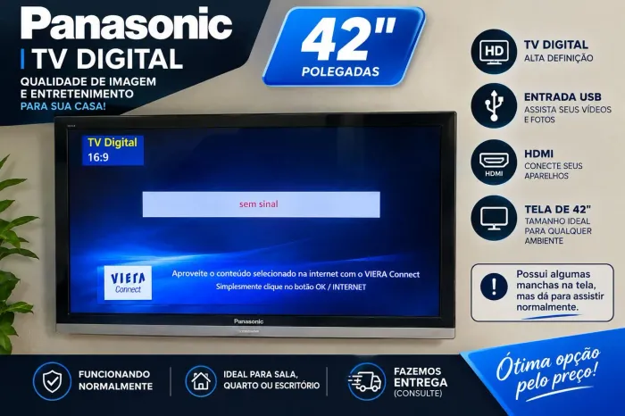 TV Panasonic 42? - Ótimo Preço!