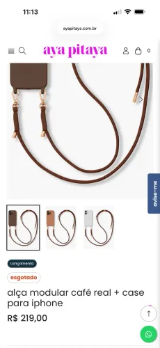 Case + Alça para IPhone 14 Pro Max 