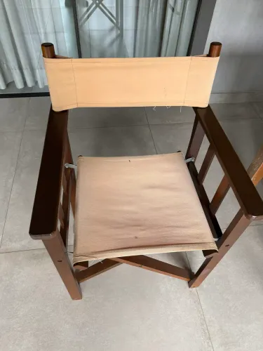 Conjunto de cadeiras diretor de cinema