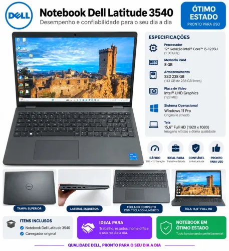 Notebook Dell Latitude 3540
