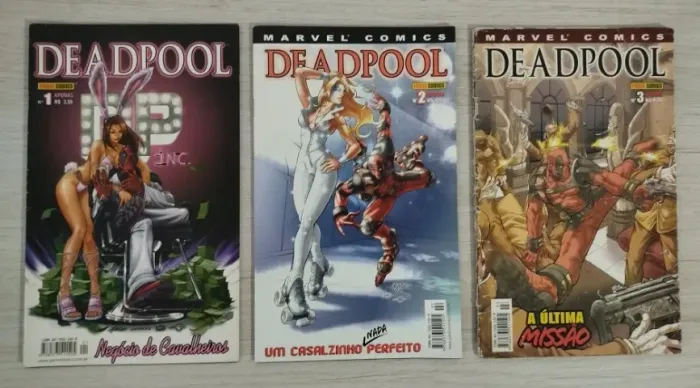HQ Quadrinhos Deadpool (Minissérie completa em 3 edições)