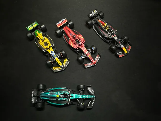 Kit F1 Burago 1/43 original c caixa OPORTUNIDADE