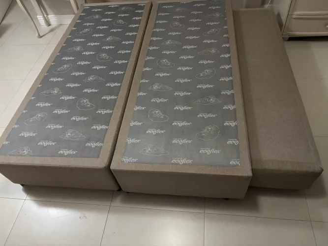 Base colchão box com cama auxiliar