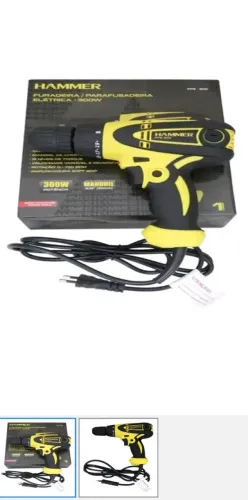 Parafusadeira e furadeira Hammer 220v elétrica novo entregamos