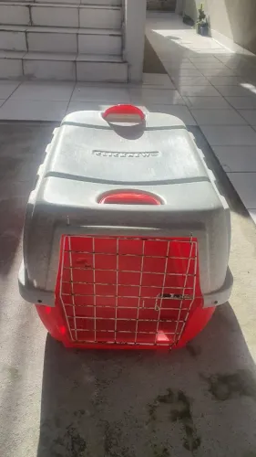 Caixa de transporte para cachorro de médio e grande porte