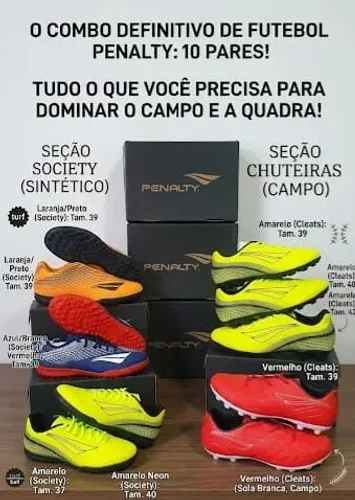 R$145,00 3 pares ( Penalty)
