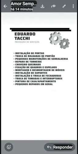 *Prestação de serviços*