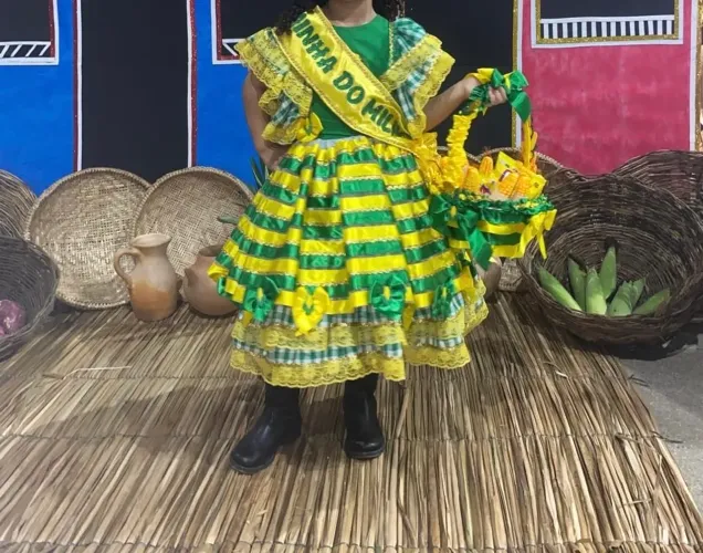 Vestido de quadrilha (Rainha do Milho)