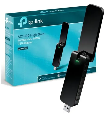 Adaptador Wi-Fi USB TP-Link Archer T4U AC1300 MU-MIMO