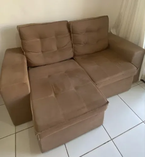 sofá 2 lugares 1,90 x 85 (menos de 6 meses de uso)