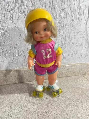 Boneca vintage Lu Patinadora
