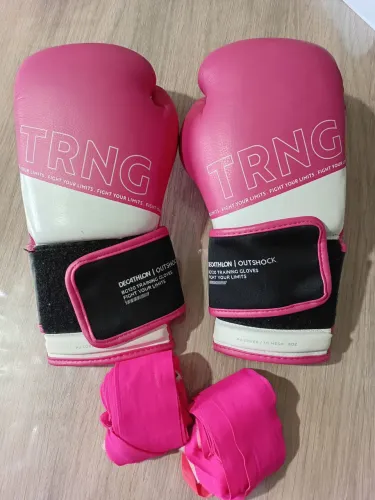 Luvas de boxe e Atadura(de presente) Décathlon TRNG 8OZ