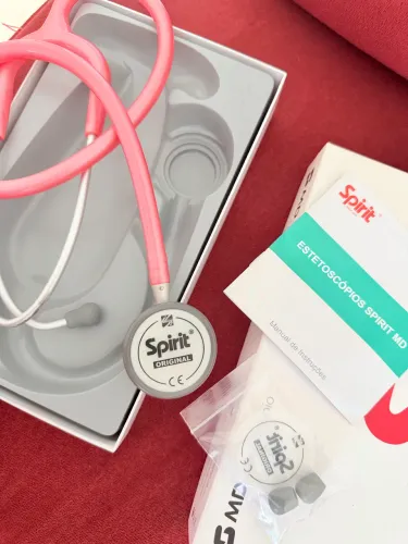 Estetoscopio Spirit Pro Lite Adulto Rosa Perolizado