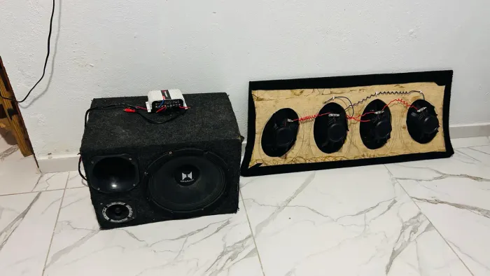 ? KIT SOM COMPLETO SUBWOOFER 12? R$ 1.200,00 