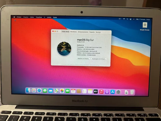 Troco MacBook Air 11" (Early 2014) i5/4GB/128GB SSD por iPad