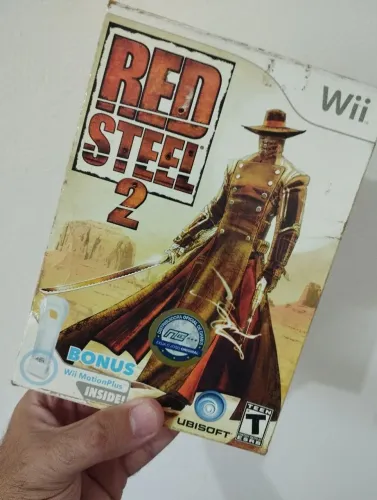 ULTIMA CHANCE! PISCOU, PERDEU! RARO! Red Steel 2 MotionPlus Bundle! Nintendo Wii.