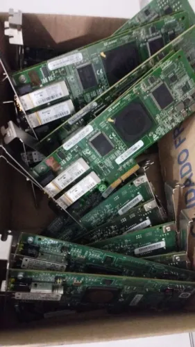 Lote Placas diversas Rede RJ45, SFP HBA Diversos Modelos e Velocidades