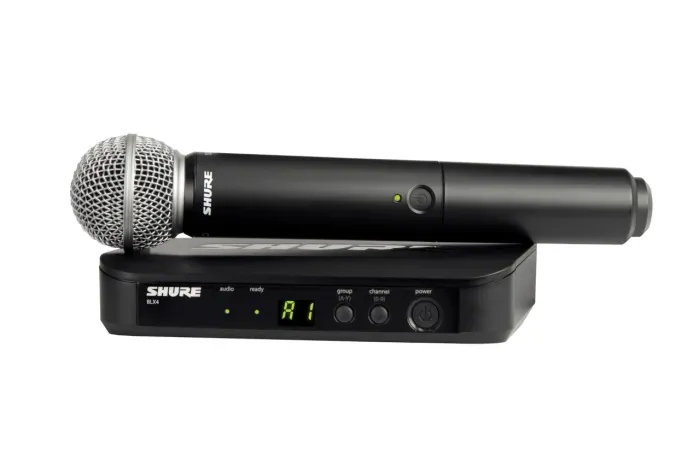 Microfone Shure sem fio BLX24/SM58